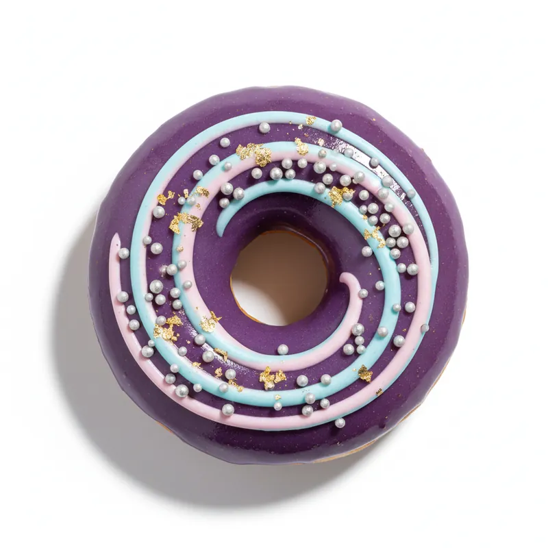 Galaxy Swirl Donut by Hadies Crust, Karachi